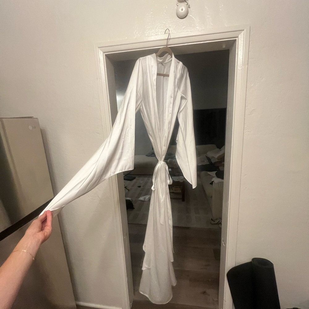 Amazon Essentials White Women's Robe